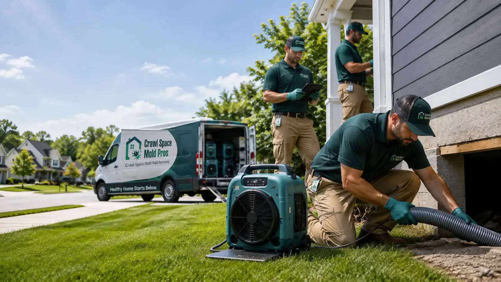 Crawl Space Mold Removal in Bridgeport, NJ